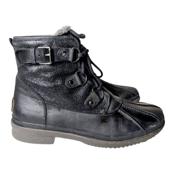UGG Cecile Lace-Up Waterproof Ankle Boot Size 9 - Picture 3 of 9